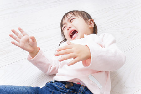 A crying child