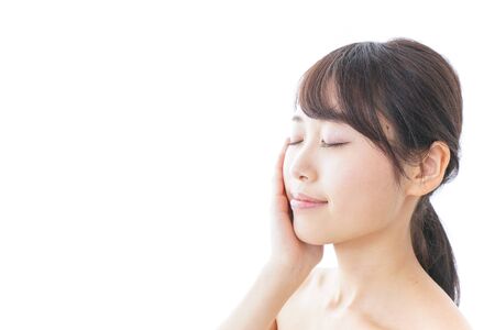 Young woman skin care imageの写真素材