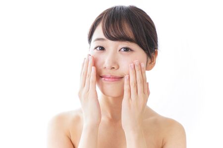 Young woman skin care imageの写真素材