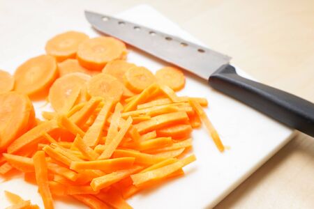 shredded carrot imageの写真素材