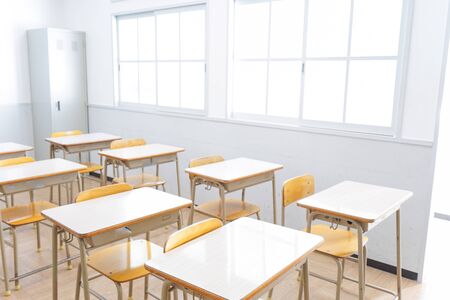 School classroom imageの写真素材