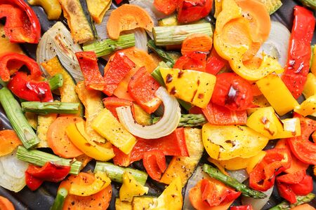 Roasted vegetables imageの写真素材