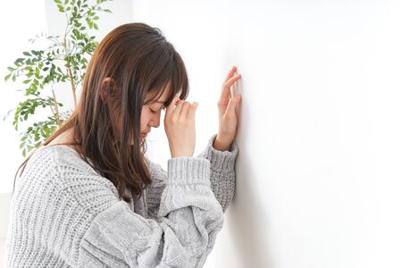 Woman anemia imageの写真素材