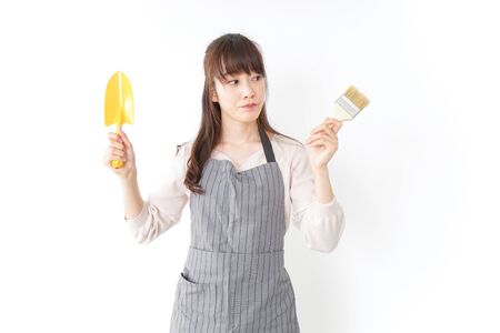 DIY woman imgeの写真素材