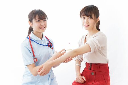 preventive inoculation imageの写真素材