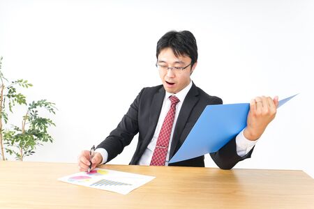 account settlement and audit imageの写真素材