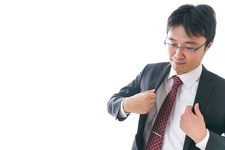 Busy businessman imageの写真素材