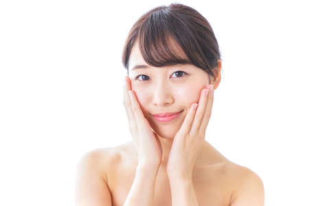 Young woman skin care imageの写真素材