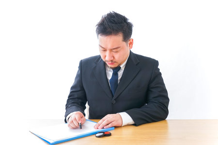 Contracting businessperson image