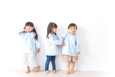 kindergarten child playingの写真素材