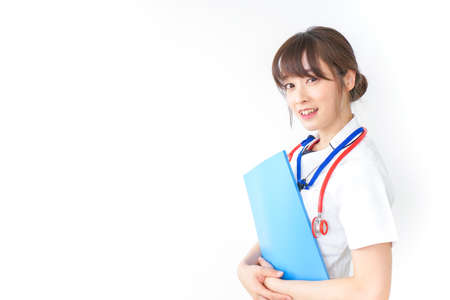 Nurse working at hospitalの写真素材