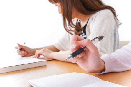 Studying student imageの写真素材