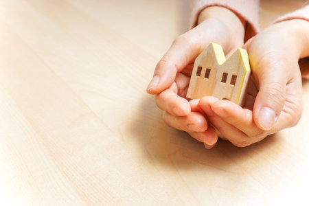 Woman having real estatesの写真素材