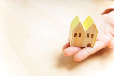 Woman having real estatesの写真素材