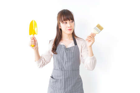DIY woman imgeの写真素材