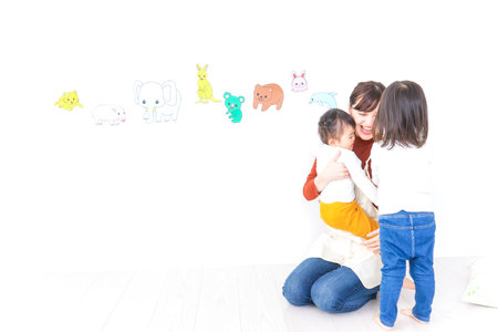 Children and teacher at Kindergarten