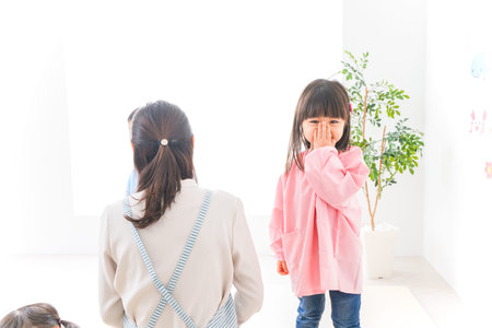 Childhood and family care in the room image taken in japan