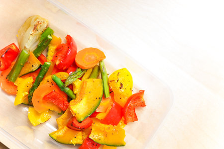 colorful vegetable meal