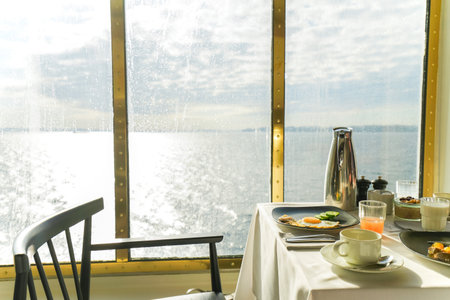 cruising travel imageの写真素材