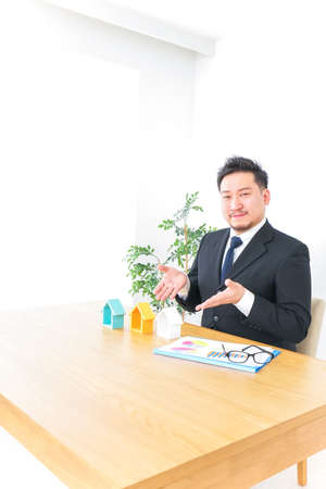 Salesman of real estateの写真素材