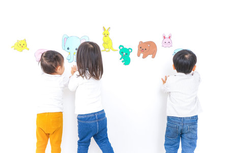 Children playing at kindergarten