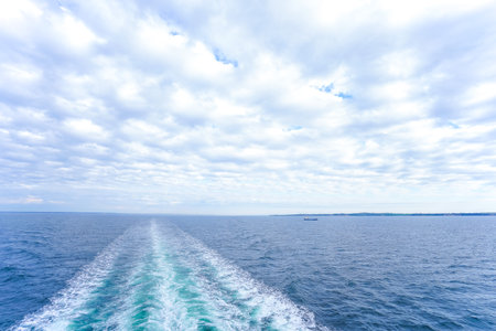 cruising travel imageの写真素材