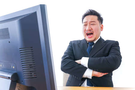 Angry businessperson imageの写真素材