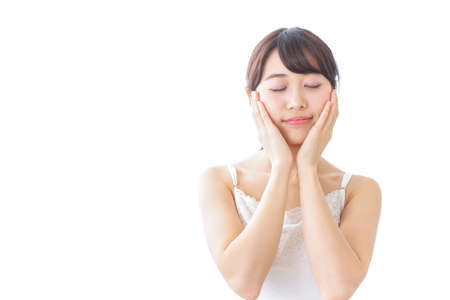 Skincare, moisturizing imageの写真素材