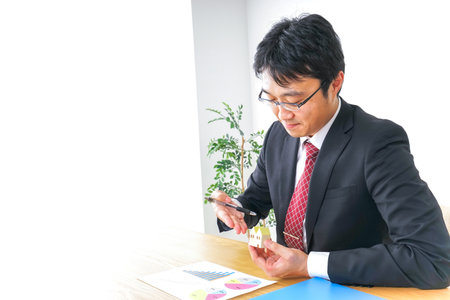 management of business in real estateの写真素材