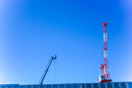 tower crane imageの写真素材