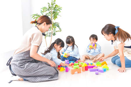 Children's play imageの写真素材