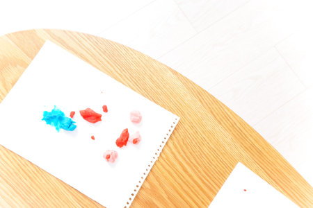 play with clayの写真素材