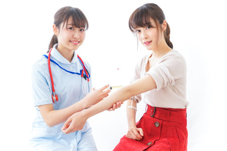 preventive inoculation imageの写真素材