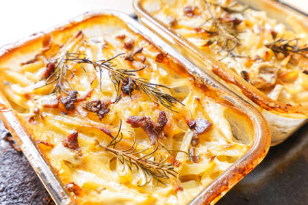 Homemade Jansson's temptationの写真素材