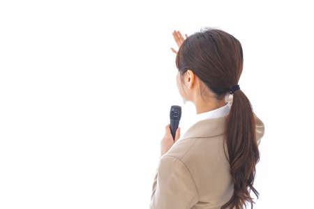 Woman business presentationの写真素材