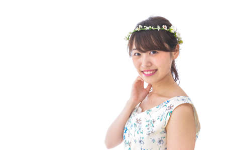 Woman bride imageの写真素材