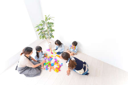 Children's play imageの写真素材