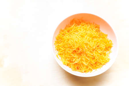shredded carrot imageの写真素材