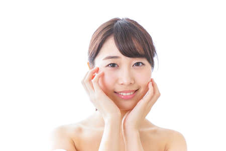 Young woman skin care imageの写真素材