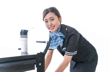 In flight serviceの写真素材