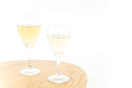 wineglass and berpwater imageの写真素材