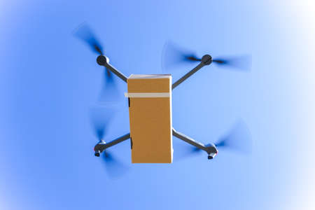 Drone for air deliveryの写真素材