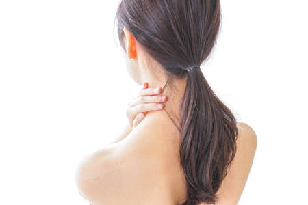shoulder discomfortの写真素材
