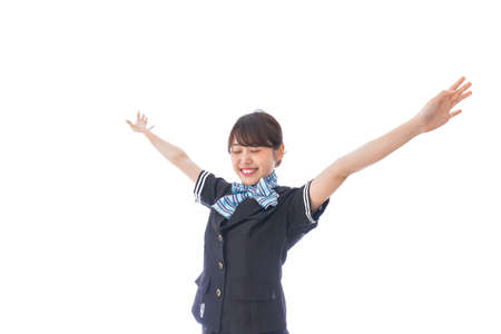 economy-class syndrome imageの写真素材