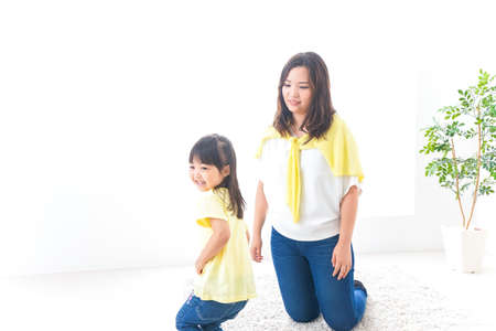 Mother and child imageの写真素材