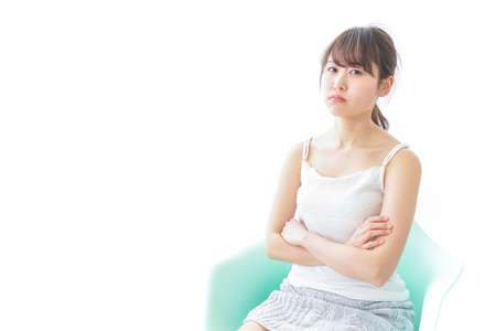 Angry woman imageの写真素材