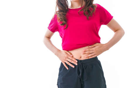 Young woman dietの写真素材