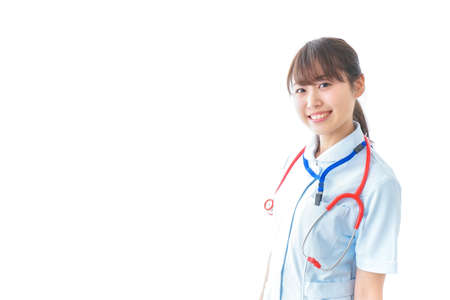 Smiling young nurseの写真素材