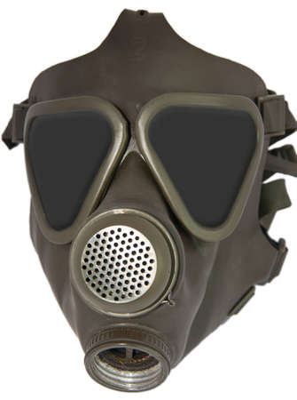 Isolated gas maskの写真素材