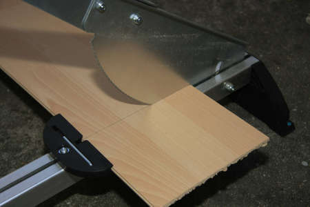 Cutting machine for laminateの写真素材